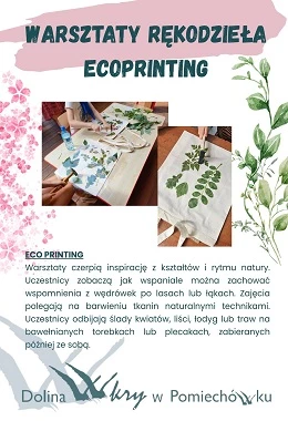 Warszataty Rękodzieła Ecoprinting